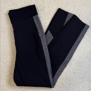 lululemon athletica Black and Gray Leggings